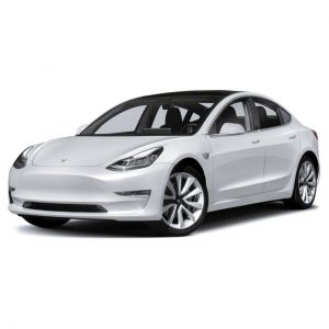 Tesla model 3 blanche