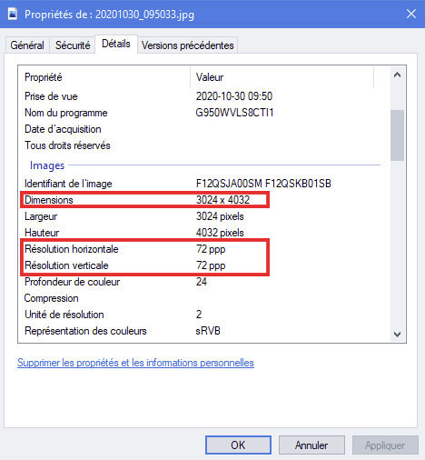 Comment trouver les dimensions d’une image sur un ordinateur Windows (PC)?