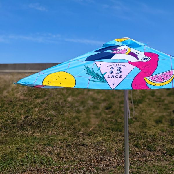 Parasol imprimé sur mesure