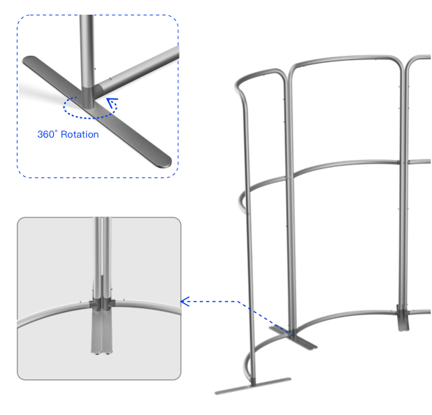 Kiosque 6,5x6,5ft - Modulaire B – Image 2